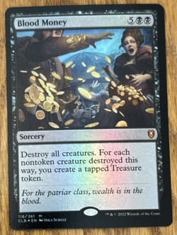 MTG Commander Legends: Battle for Baldur's Gate, Blood Money - Foil - Image 1