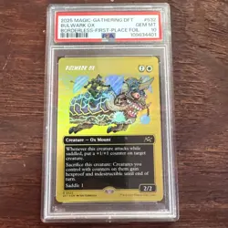 Bulwark Ox-First-Place Foil POP 1!!! PSA 10 Borderless Magic the Gathering - Image 1