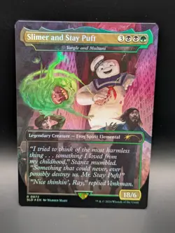 MTG - Slimer and Stay Puft - RAINBOW FOIL - (Yargle and Multani) - SLD #872 - NM - Image 1