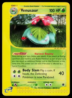 Venusaur Expedition 68/165 Rare Non-Holo - Pokemon Card - Image 1