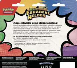 Pokemon TCG Tech Sticker Kollektion Glumanda Erhabene Helden OVP Neu Deutsch - Image 2