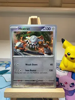 Pokemon TCG - Heatran, 068/131, Prismatic Evolutions, Master Ball Holo, NM - Image 1