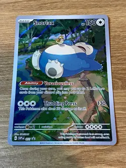 Pokemon Scarlet Violet 151 TCG Snorlax SVP 051 Promo - Image 1