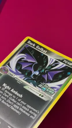 Dark Golbat Reverse Holo 34/109 Ex Team Rocket Returns Pokemon Card Stamped - Image 2