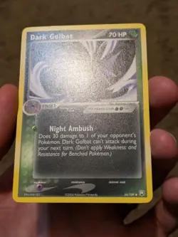 2004 EX - Team Rocket Returns Dark Golbat #34 Non Holo Pokemon Card - Image 2