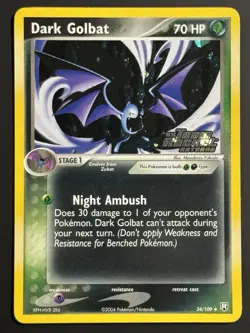 Pokemon Dark Golbat 34/109 Reverse Holo EX Team Rocket Returns - NM - Image 1