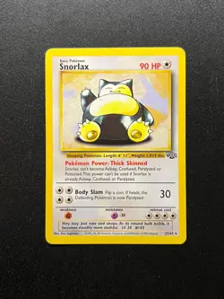 Snorlax 27/64 Jungle set Non Holo Rare Vintage WOTC Pokemon card LP/MP - Image 1
