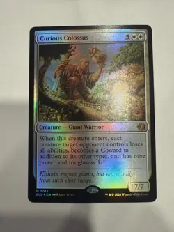Curious Colossus (Foil) Mythic MTG Lorwyn Eclipsed - Image 1
