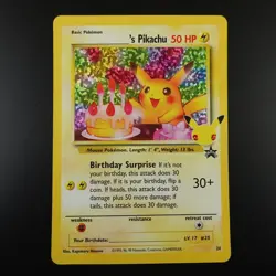 Birthday Pikachu 24 Pokemon Celebrations Collection Holo Card - Image 3
