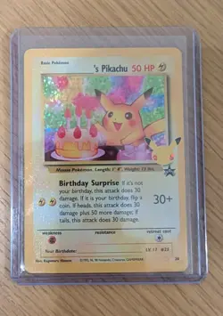 Pokemon Card Birthday Pikachu 24 Celebrations Set Collection Holo Near Mint - Image 3