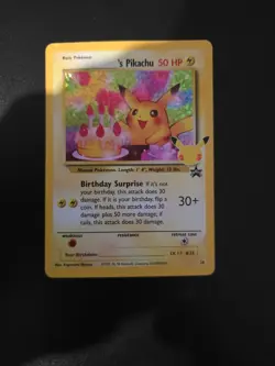 Birthday Pikachu 24 Pokemon Celebrations Collection Holo Card - Image 1