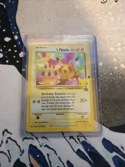 Birthday Pikachu 24 Pokemon Celebrations Collection Holo Card - Image 1