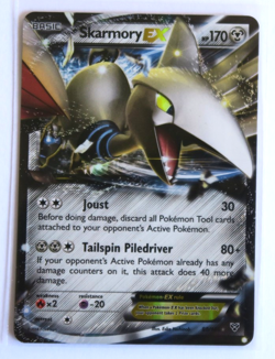 Skarmory EX 80/146 Pokemon Card XY Base Set Ultra Rare LP - Image 1