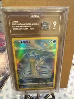 Pokemon Lapras GG05/GG70 Crown Zenith Galarian Gallery NM Condition - Image 1