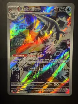 Pokemon TCG Baxcalibur Card 210/193 IR Sv02: Paldea Evolved 2023 - Image 1