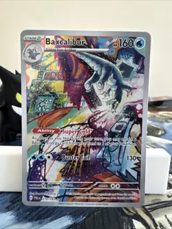 Pokemon TCG Baxcalibur Card 210/193 IR Sv02: Paldea Evolved 2023 - Image 1