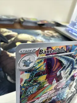 Pokemon TCG Baxcalibur Card 210/193 IR Sv02: Paldea Evolved 2023 - Image 5