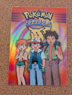Topps Pokemon Card - Series 2 Checklist HOLO - Blue Logo - Image 1