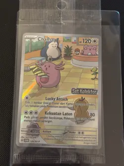 Chansey Promo 130/SV-P AR IR Collector Set Twilight Masquerade Pokemon Indonesia - Image 1