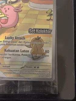 Chansey Promo 130/SV-P AR IR Collector Set Twilight Masquerade Pokemon Indonesia - Image 3