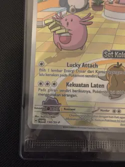 Chansey Promo 130/SV-P AR IR Collector Set Twilight Masquerade Pokemon Indonesia - Image 4