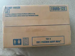 POKEMON MCDONALD'S SEALED CASE (2021) 150 BOOSTER PACKS 25TH ANNIVERSARY TOY 4 - Image 1