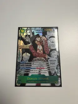 English Dracule Mihawk OP14-119 Manga One Piece The Azure Sea’s Seven - Image 1