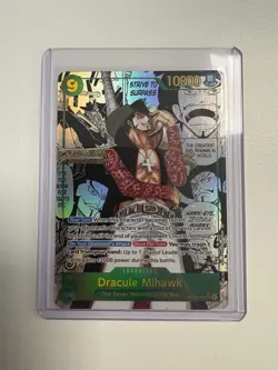 English Dracule Mihawk OP14-119 Manga One Piece The Azure Sea’s Seven - Image 4