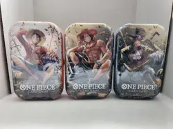 One Piece Tin Pack Set Vol 2 Set of 3 | TS-02 OP-13 | Factory Sealed | Bandai - Image 3