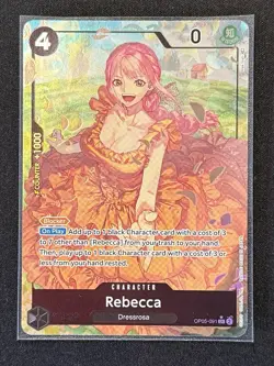 Rebecca OP05-091 SR Alternate Art Awakening of the New Era One Piece TCG NM - Image 1