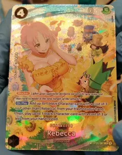 One Piece TCG Rebecca Special Rare Alt Art SP OP05-091 SR - Image 1