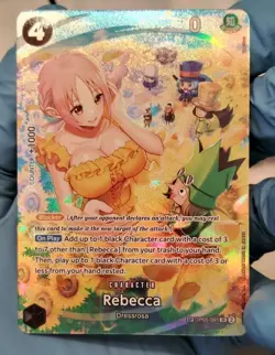 One Piece TCG Rebecca Special Rare Alt Art SP OP05-091 SR - Image 3