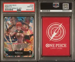 One Piece Rebecca Alt Art Kingdoms of Intrigue English OP04-039 TCG GEM PSA 10 - Image 3