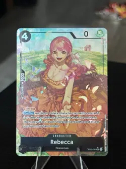 One Piece Card Game CCG TCG Rebecca OP05-091 SR Super Alternate Alt Art English - Image 1