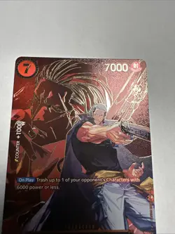 One Piece CCG - Carrying On His Will - Benn.Beckman SP OP09-009 SR - English NM! - Image 3