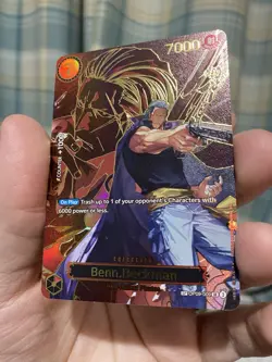 One Piece CCG - Carrying On His Will - Benn.Beckman SP OP09-009 SR - English NM! - Image 3