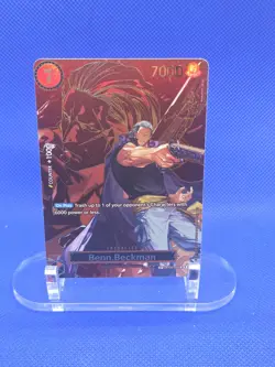 One Piece Carrying On His Will Benn Beckman OP09-009 SP Super Rare NM - Image 1