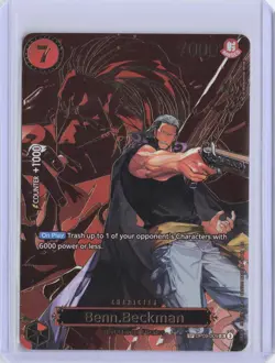 Benn.Beckman OP09-009 Foil SP (Alternate Art) OP13 Carrying on His Will NM - Image 1