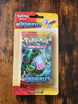Pokemon Heart Gold Soul Silver Undaunted Sealed Blister 4 Pack Booster - Image 4