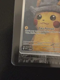 Pikachu with Grey Felt Hat Pokemon Card Van Gogh SVP EN-SV 085 - SEALED - Image 3