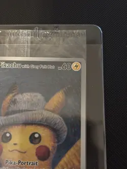 Pikachu with Grey Felt Hat Pokemon Card Van Gogh SVP EN-SV 085 - SEALED - Image 5