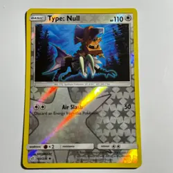 Type: Null 183/236 Uncommon Reverse Holo Card Cosmic Eclipse SM12 Pokemon TCG LP - Image 1