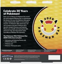 POKEMON DAY 2026 COLLECTION - 30TH ANNIVERSARY - BRAND NEW & SEALED - ENGLISH - Image 3