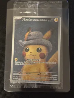 2023 Pokemon Van Gogh Pikachu with Grey Felt Hat SVP EN #085 Promo NM sealed - Image 1
