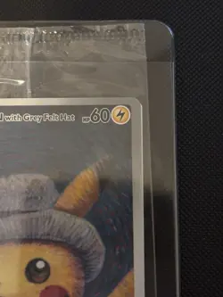 2023 Pokemon Van Gogh Pikachu with Grey Felt Hat SVP EN #085 Promo NM sealed - Image 5