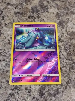 Mareanie 62/149 Sun & Moon Base Set Pokemon Reverse Holo Foil Nice! - Image 1