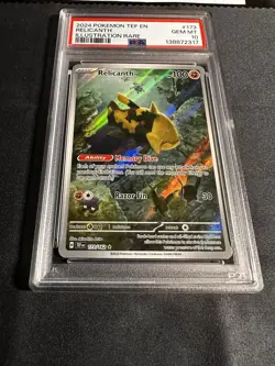 Pokemon TCG Relicanth 173/162 PSA 10 Gem Mint Temporal Forces - Image 2