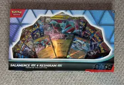 Pokemon TCG Salamence ex & Reshiram ex Premium Collection Box Sealed New - Image 1