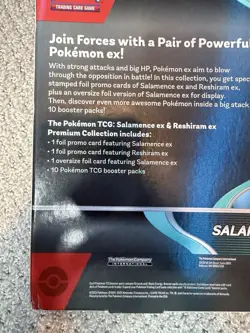Pokemon TCG Salamence ex & Reshiram ex Premium Collection Box Sealed New - Image 5