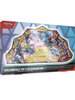 Salamence EX & Reshiram EX Premium Collection Box - Sealed Pokemon TCG Set - Image 1